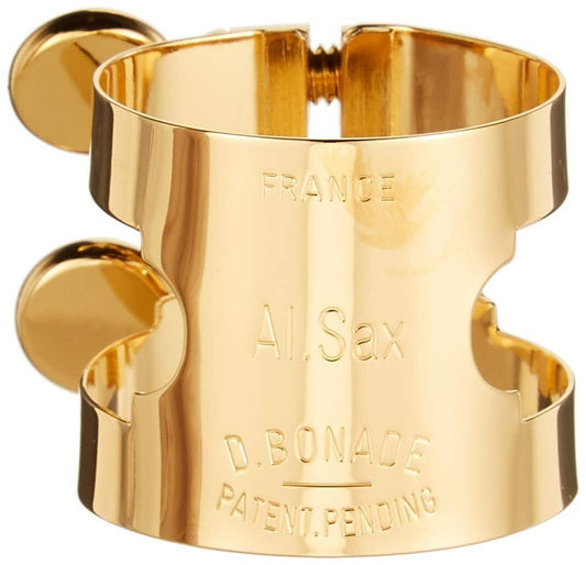 Bonade Alto Sax Ligature 24K Gold Plated