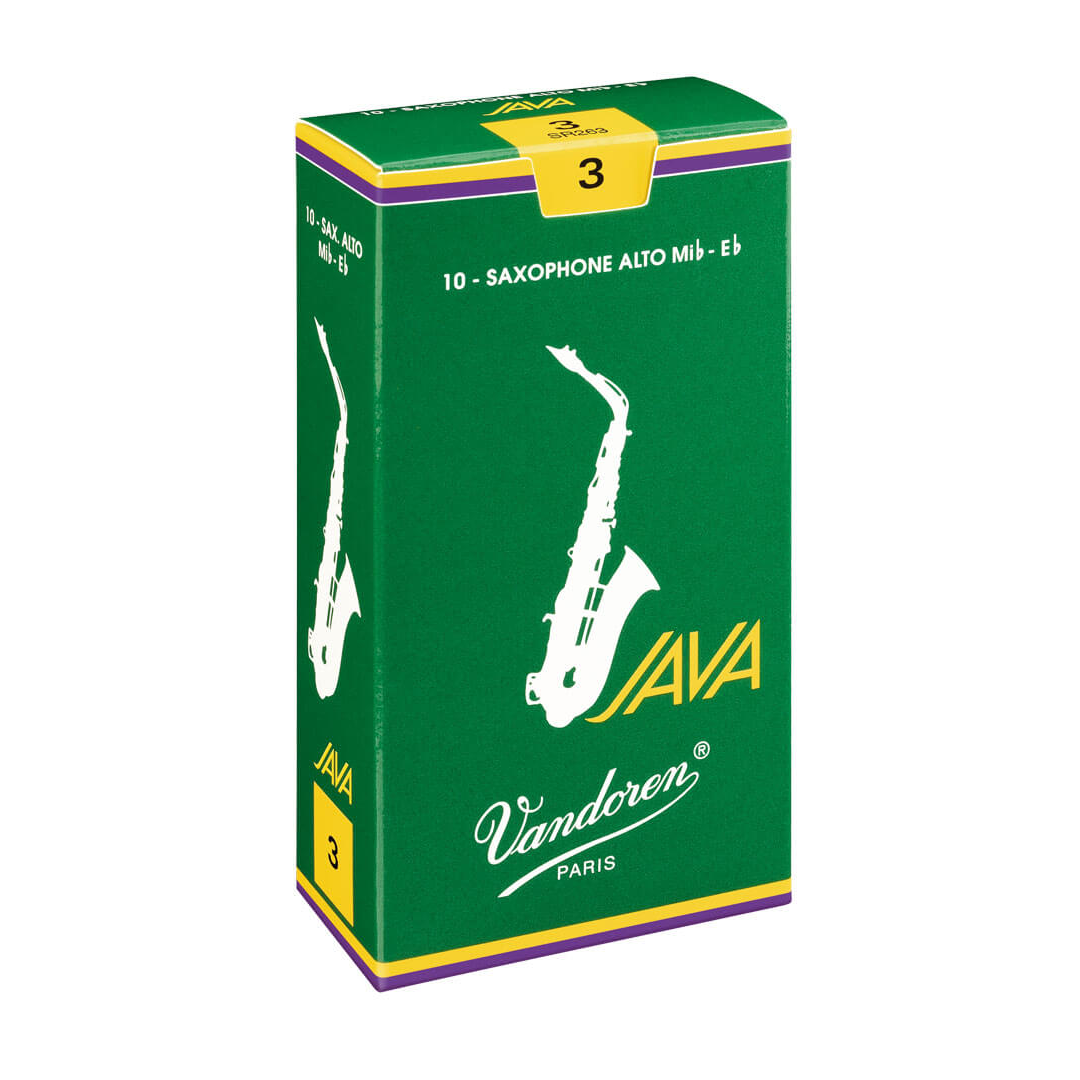 Vandoren Java (Green) Alto Saxophone Reeds