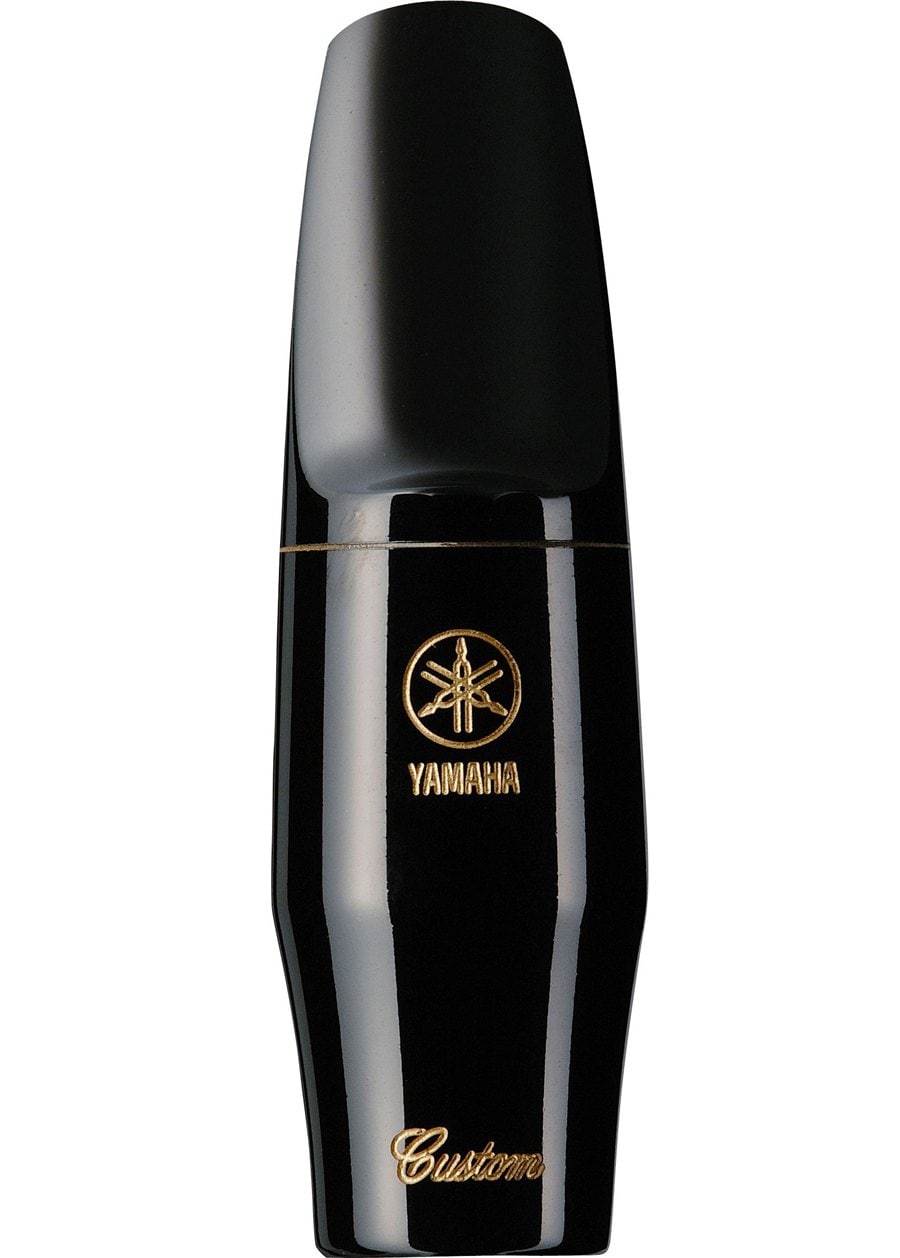 Yamaha Custom alto sax mouthpiece on white background